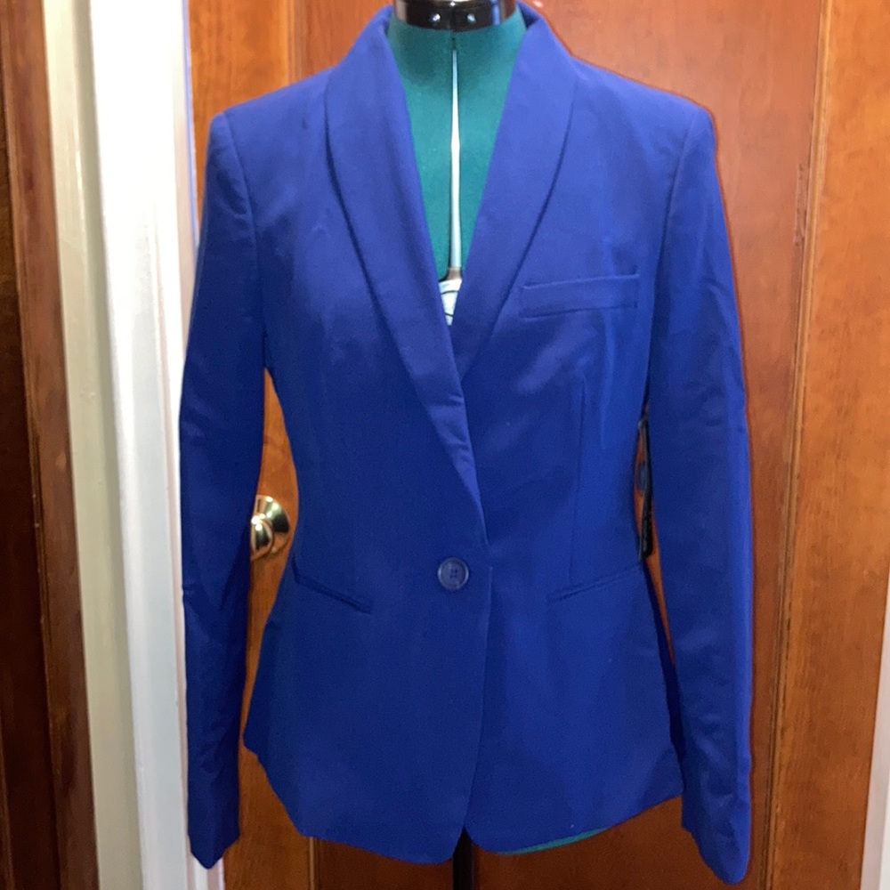 Royal blue pant suit